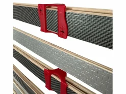 New Somier 160x200 cm multiláminas con Reguladores Lumbares, Firmeza Adaptable Negro