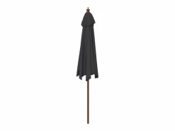 Online Sophie-Sandrine Sombrilla de jardín con poste de madera negro 299x240 cm Sombrilla
