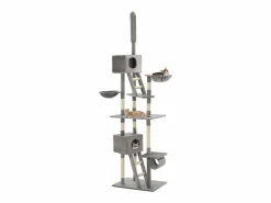 Garden Furniture Sophie-Victoria Rascador para gatos con poste rascador de sisal 230-260 cm