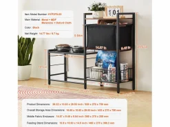 Soporte Ajustable para Comederos Elevados para Perros SucceBuy, con Espacio de Almacenamiento y Comederos Elevados