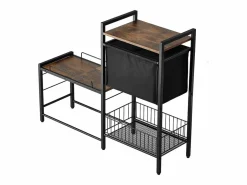 Soporte Ajustable para Comederos Elevados para Perros SucceBuy, con Espacio de Almacenamiento y Comederos Elevados