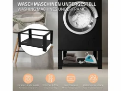 ML-DESIGN Soporte de elevación Universal para lavadora o secadora blanco