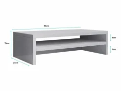Discount Soporte de monitor para Dormitorio Oficina en 46x23x13cm Adelis Cajonera De Escritorio