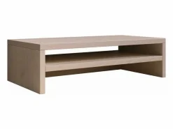 Online MB Muebles Bonitos Soporte de monitor para Dormitorio Oficina en Sonoma 46x23x13cm Adelis Color natural claro