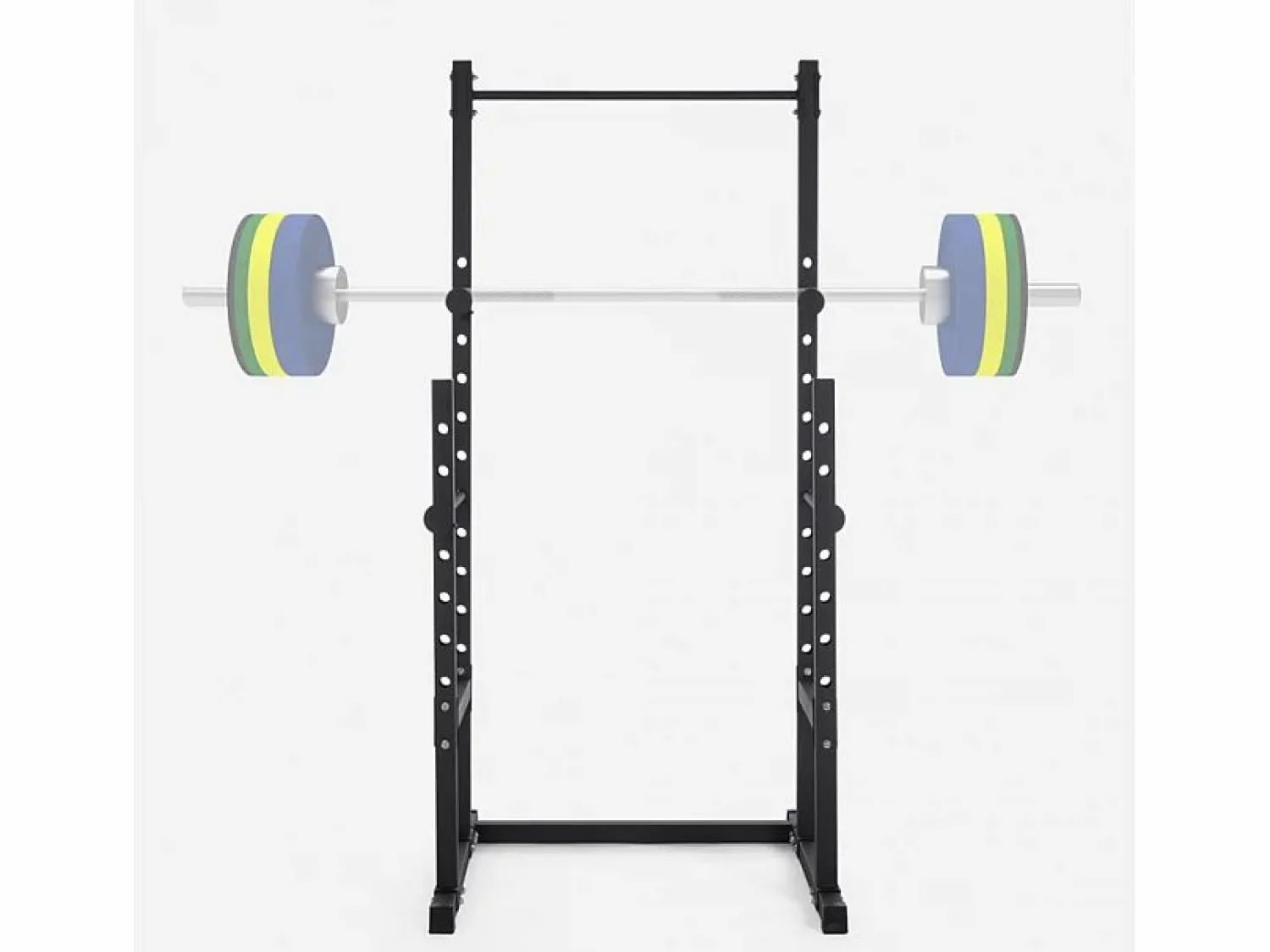 Outlet Leonardo Soporte para hacer sentadillas regulable con barra de dominadas entrenamiento cruzado Stavas Multicolor