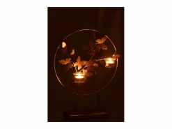 J-Line Soporte para velas de metal 35*14*46.5 cm
