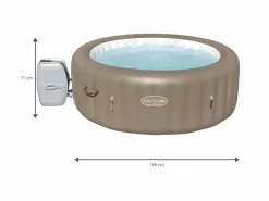 Outlet Spa Hinchable Lay-Z-Spa Palm Springs Ø196x71 cm para 4-6 Personas con Airjet y Cobertor Spa Hinchable