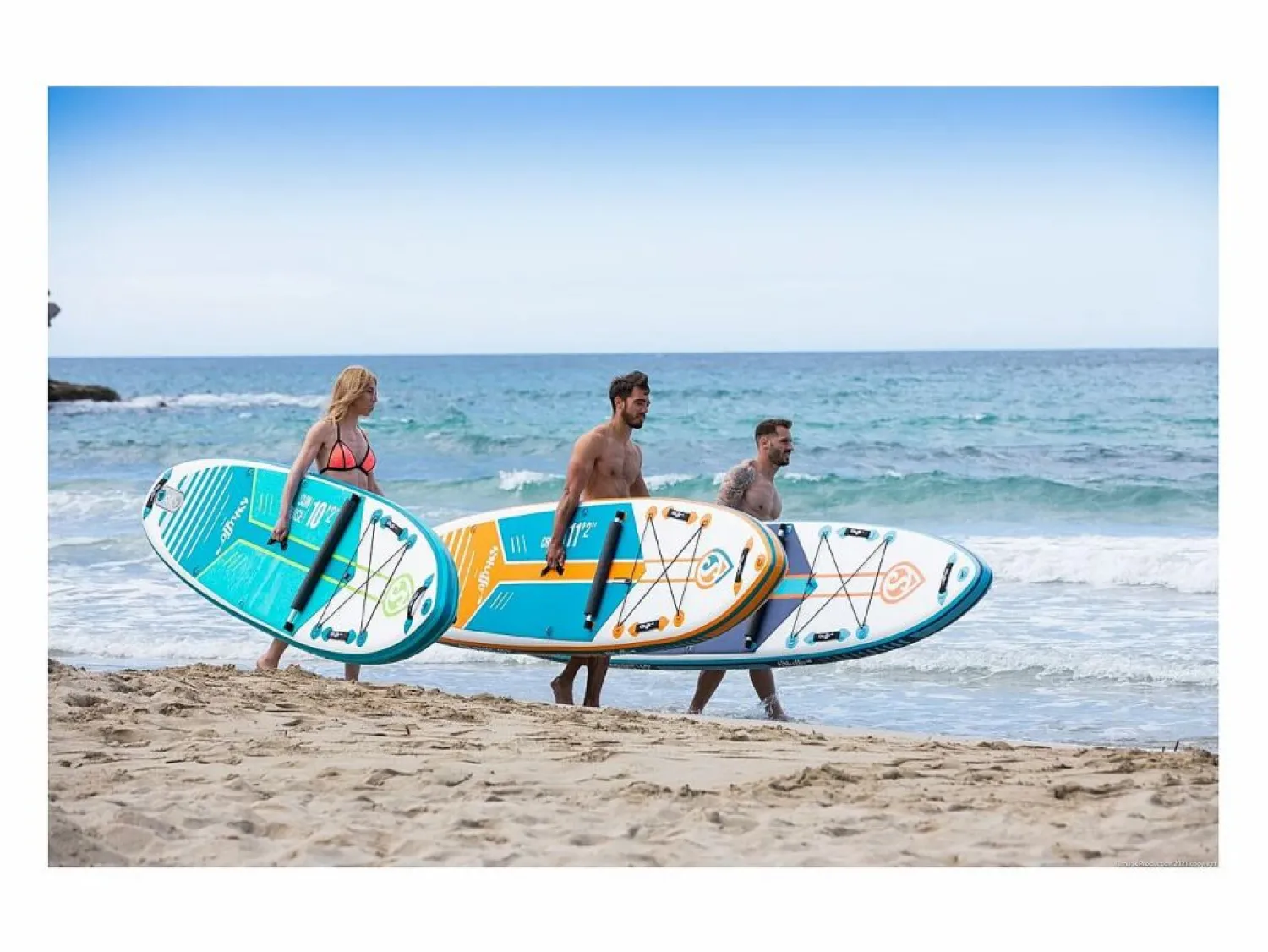 SKIFFO Stand Up Paddle Inflable Sun Cruise 10'2 - 310x84x15cm (10"2'x33 "x6") - Dropstitch Double Layer Fused Full Pack