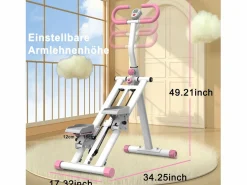 Hauss Spole Stepper con 3 niveles de resistencia ajustable - Blanco y