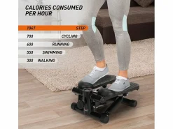 Hot Leonardo Stepper mini fitness pedal piernas glúteos caderas celulitis Heviz Multicolor