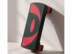 Stepper regulable para aeróbic, con 3 alturas, plástico, rojo (80x31x20 cm)