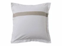 Douceur d'intérieur Suave conjunto de algodón rural 240 x 220 cm Blanco