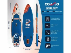 Sale SUP hinchable Paddle Touring Nautilus 355x86x15cm (11'8x34 x6) Dropstitch Double Layer Fusion Full Pack - Collection 2021 Deportes Náuticos