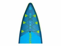 WATTSUP SUP Paddle Hinchable Blue Pike 11'6 Pack completo + Asiento + Pala 2en1 Dropstitch Max 150 kg - 350x84x15cm