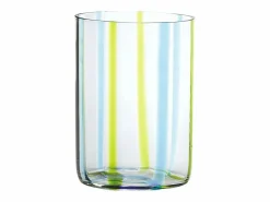 Online Surtido de Vasos Tirache Zafferano en vidrio borosilicato bicolor Verde-amatista caja 6 piezas Vaso