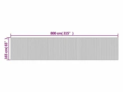 Outlet Tabique divisorio 165x800 cm bambú Biombo