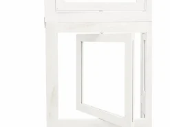 Tabique divisorio de 6 paneles en madera maciza de paulownia blanca