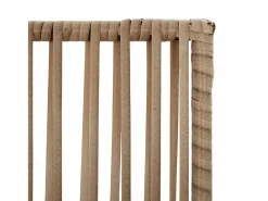 Best Tabique divisorio de 5 paneles de mimbre de resina Beige