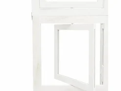 Tabique divisorio de 5 paneles en madera maciza de paulownia blanca