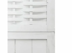 Sale Tabique divisorio de 6 paneles en madera maciza de paulownia blanca Biombo