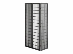 Tabique Divisorio SucceBuy, Tabique Divisorio Japonés de 3 Paneles, Tabique Japonés Portátil, de Madera, Gira 360°, 120,5 x 170 x 1,9 cm, para Separar Habitaciones