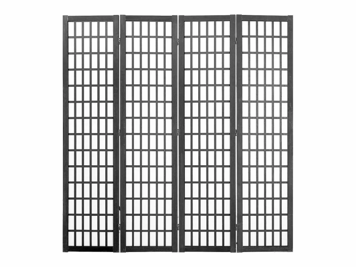 Clearance Tabique Divisorio SucceBuy, Tabique Divisorio Japonés de 4 Paneles, Tabique Japonés Portátil, de Madera, Gira 360°, 162 x 170 x 1,9 cm, para Separar Habitaciones Biombo