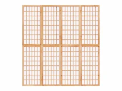 Tabique plegable 4 paneles 160x170 cm