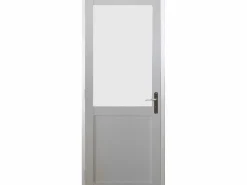 GD Menuiseries Tabla de dimensiones de empuje izquierdo del bloque de puerta Athena WHITE H204 x L73