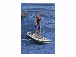 Bestway Tabla Paddle Surf Hinchable Hydro-Force White Cap 305x84x12 cm Remo Doble, Asiento, Bomba, Bolsa de Viaje