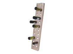 New Tabla vibratoria decorativa, marrón natural Botellero