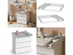 Vicco Tablero cambiador 80x76x10 wicko