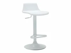 Online Vente-unique taburete alto de polipropileno color CALAS Blanco