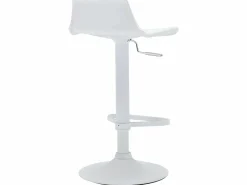 Online Vente-unique taburete alto de polipropileno color CALAS Blanco