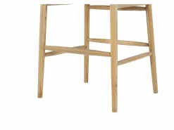 Discount taburete alto de teca y mimbre - Natural - POGIANA Muebles De Bar|Taburete Alto