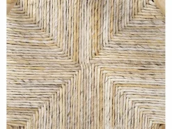 Discount taburete alto de teca y mimbre - Natural - POGIANA Muebles De Bar|Taburete Alto