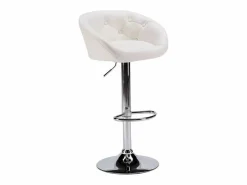 Super stool Taburete bar y cocina de cuero polipiel Chesterfield Diseño Tucson -