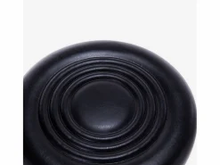 AHD Taburete con ruedas asiento de polipiel giratorio esteticista oficina Nabu -
