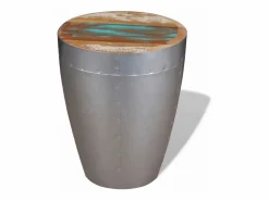 New Taburete de aviador madera maciza reciclada Sillón Cama