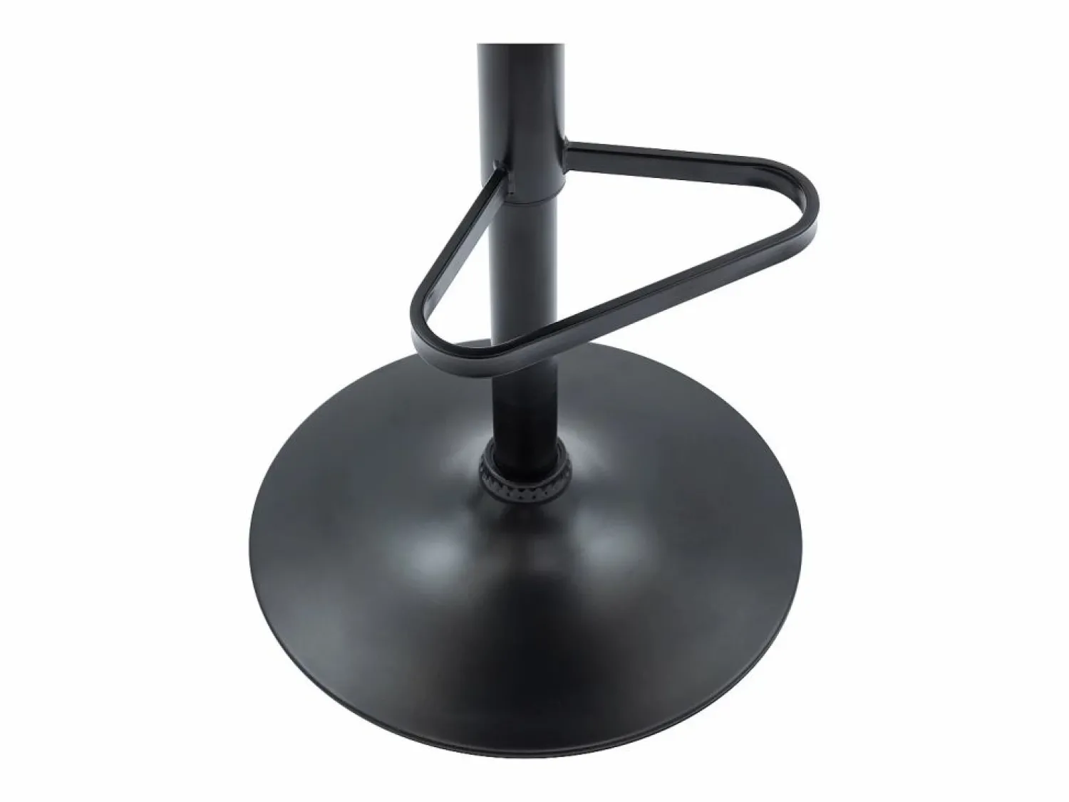 Sale Taburete de bar de terciopelo y metal negro - Altura ajustable - - ELEANA Muebles De Bar|Taburete Alto