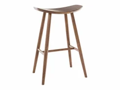 Online Miliboo Taburete de bar moderno nogal 72cm DEMORY Marru00f3n