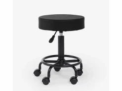 Best Taburete de esteticista ergonómico regulable tapizado giratorio Senzu. - Taburete De Oficina