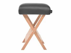 Best Taburete de masaje plegable 12 cm grosor y 2 cabezales ES31038 Negro