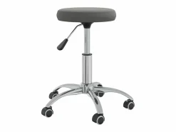 Clearance Taburete de masaje terciopelo oscuro ES40872 Taburete De Oficina