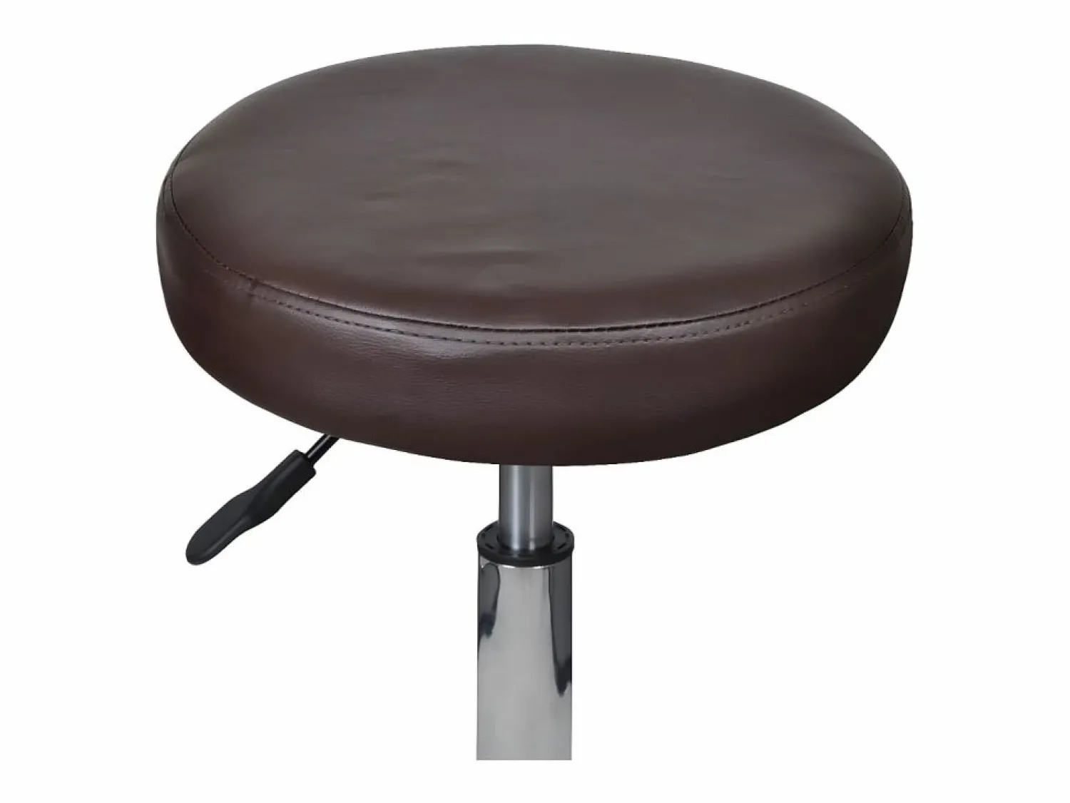 Clicnbuy Taburete de oficina marrón