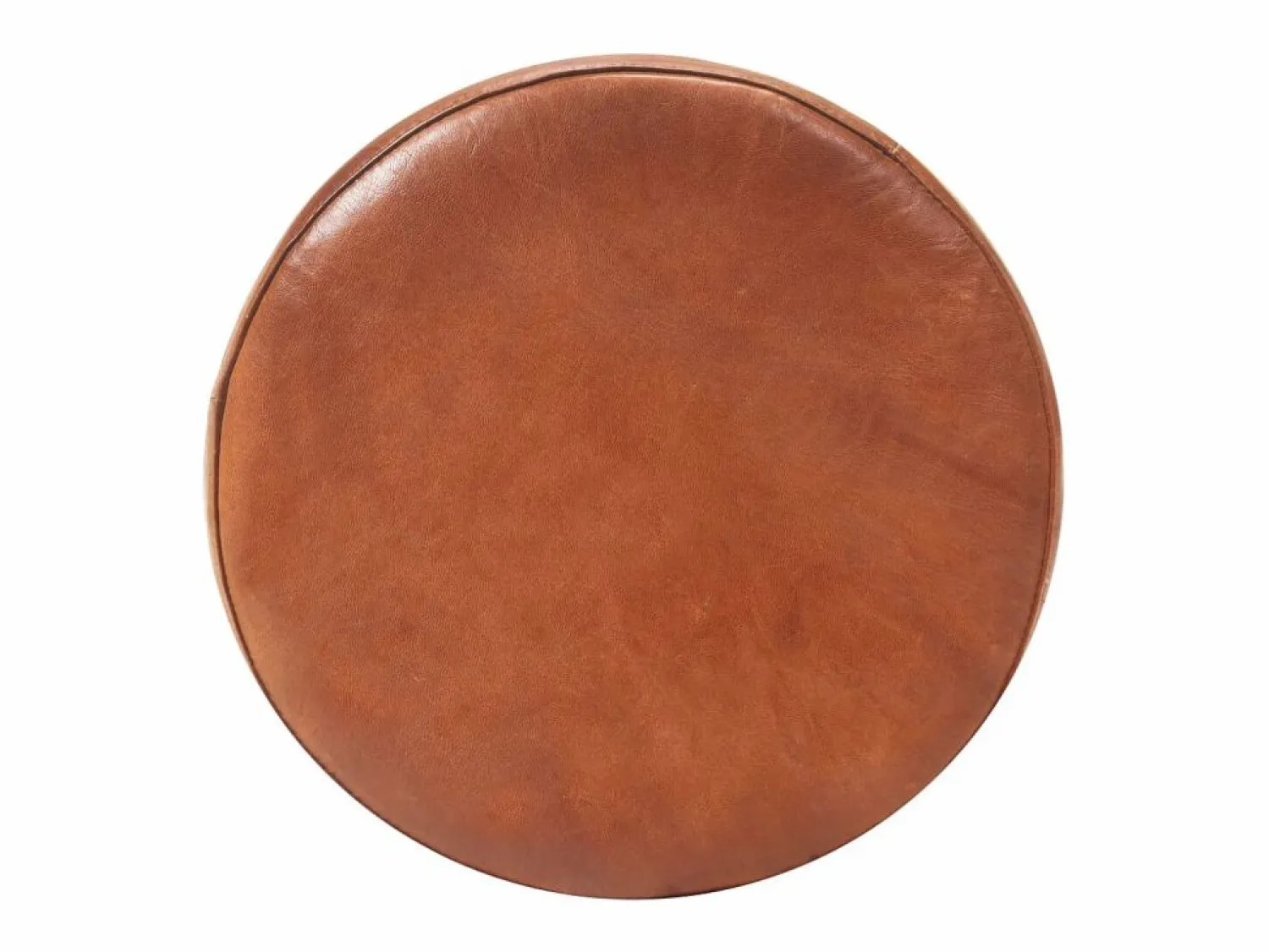 vidaxl Taburetes de barra de cocina 2 uds cuero auténtico marrón