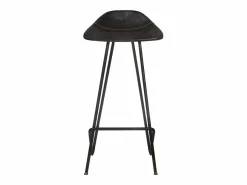 Discount Taburetes de cocina 4 unidades cuero auténtico Muebles De Bar|Taburete Alto