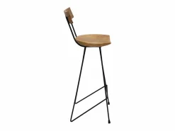 Discount Taburetes de cocina 2 unidades madera maciza de teca Taburete Alto