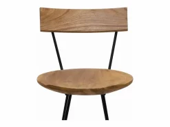 Discount Taburetes de cocina 2 unidades madera maciza de teca Taburete Alto