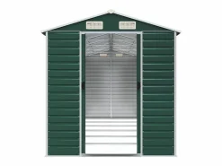 Hot Tampa Cobertizo de jardín acero galvanizado 191x555x198 cm Caseta De Jardín