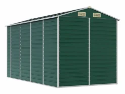 Garden Furniture Tampa Cobertizo de jardín acero galvanizado 191x385x198 cm